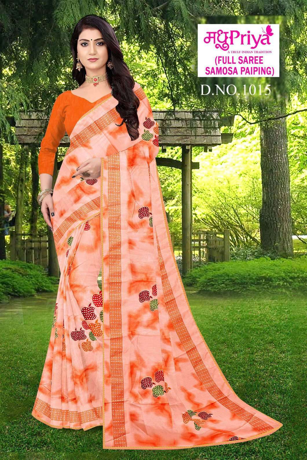 
Madhupriya Bela 1015 Fancy Printed Saree Wholesale Suppliers In Mumbai
